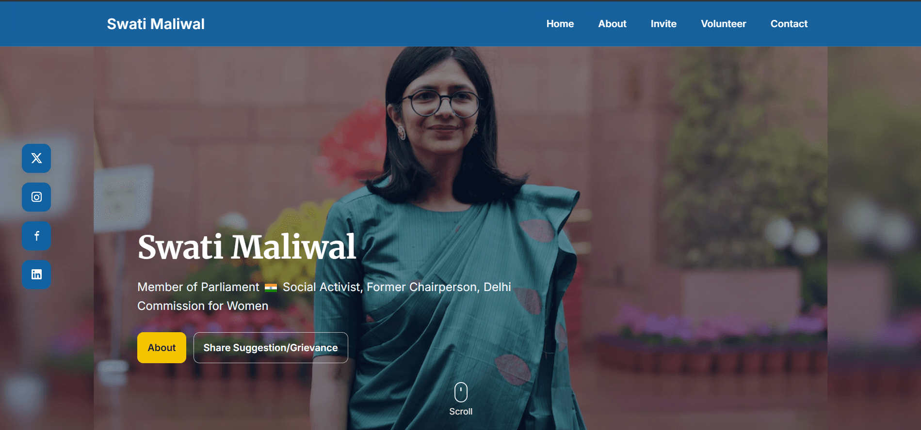 Swati Maliwal Official Website